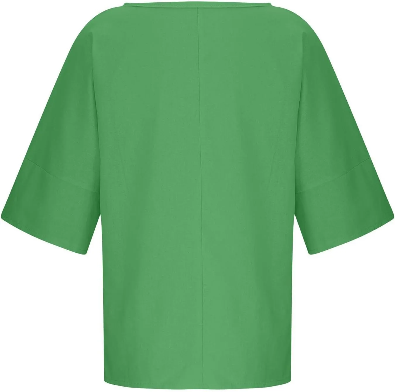 Girls Loose Tunic Tops 3/4 Sleeve Crewneck Summer Kids Oversized T Shirts Plain School Basic Tee Cool Casual