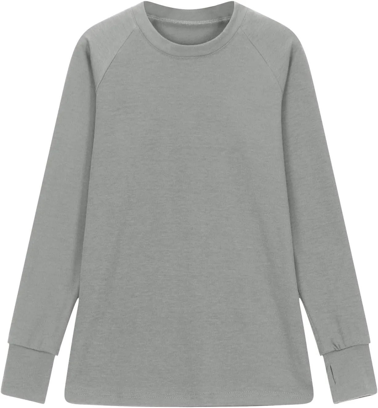 Girls Shirts Long Sleeve Loose Soft Oversize Blouse Teen Kids Crew Neck Funny Summer Casual Tees Tops Clothes Tunic