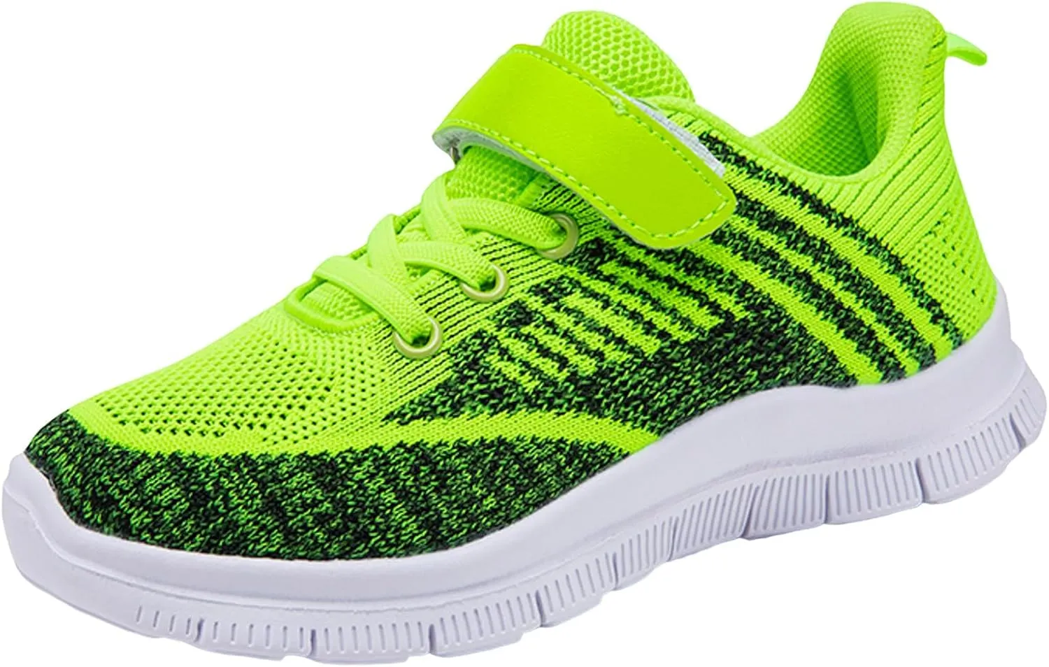 Girls Sneakers, Fashion Athletic Running Sports Sneakers Kids Breathable Mesh Lace Up Walking Shoes