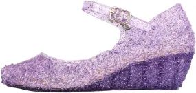 Glitter Toddler Shoes Girls Jelly Sandals Cosplay Dress Up Mary Jane Flats Heels Dance Party Birthday Single Shoes for Kids Toddler Baby Girl Shoes