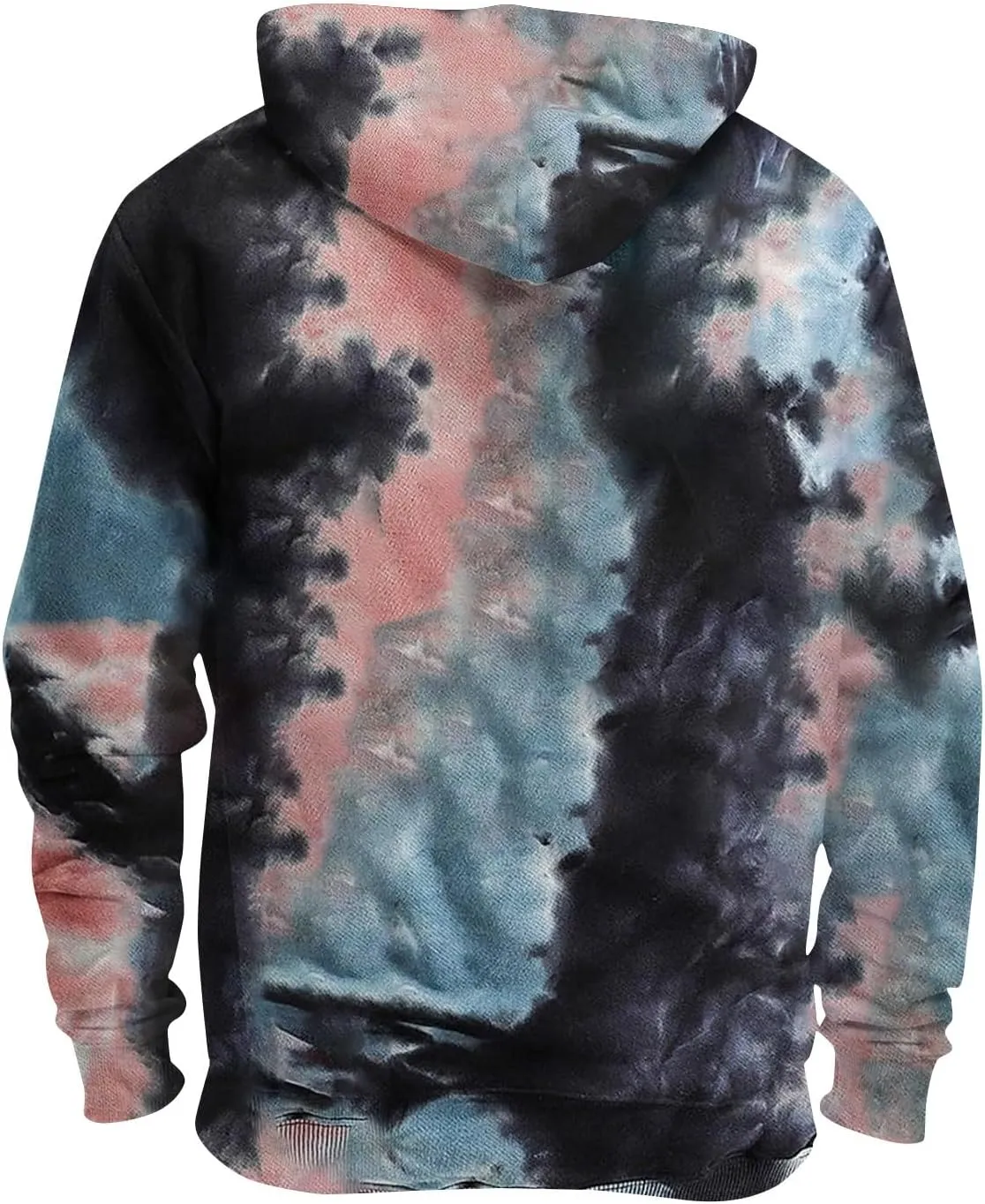 GOFULY MenS Hoodies Tie Dye Fall Sweatshirts With Hood Fashion Hoodies Pullover Drawstring Long Sleeve Tshirts With Pocket