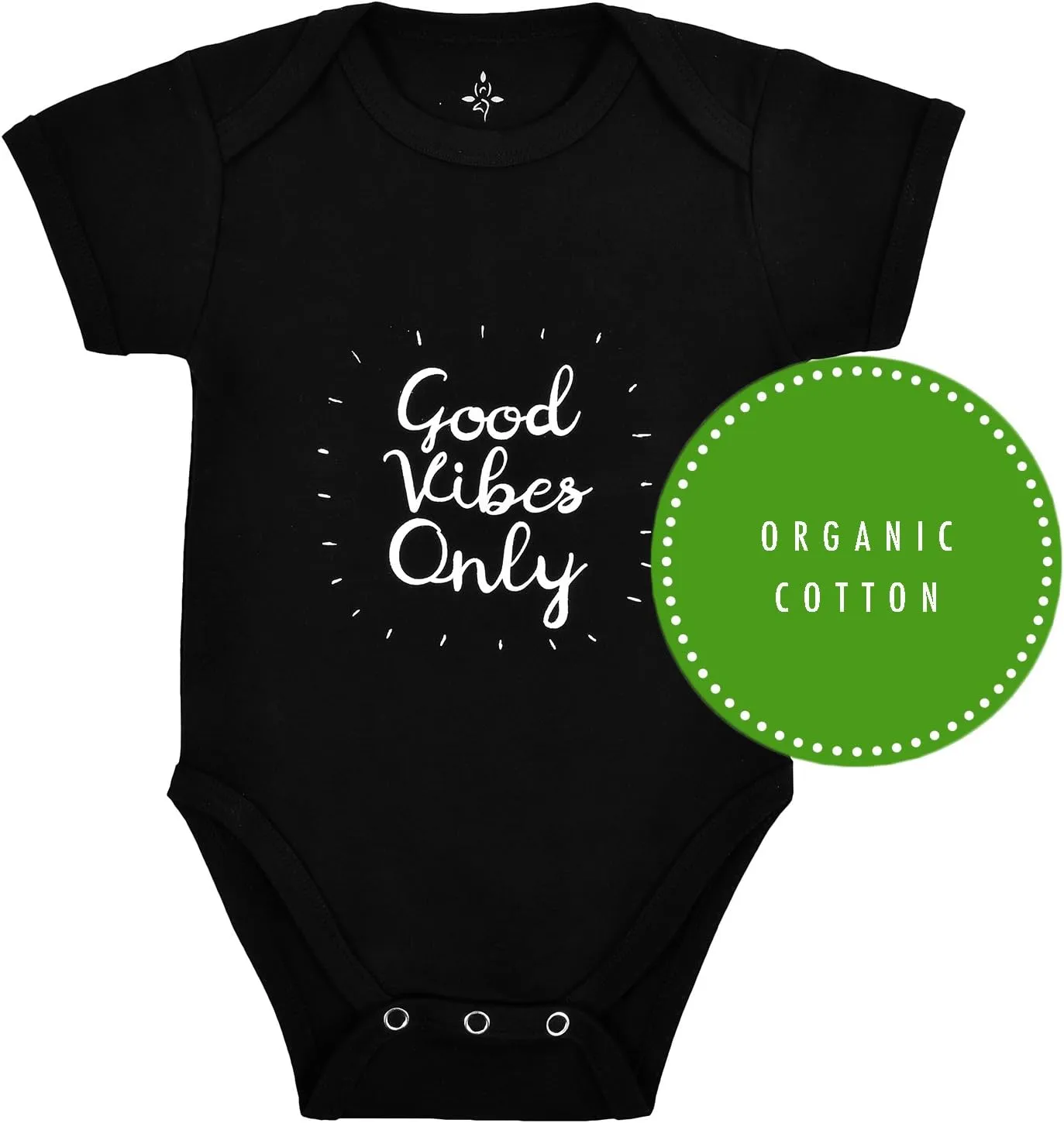 Good Vibes Only Yoga Baby Organic Cotton Babies Clothes Onesie Onesies Baby Shower Gifts