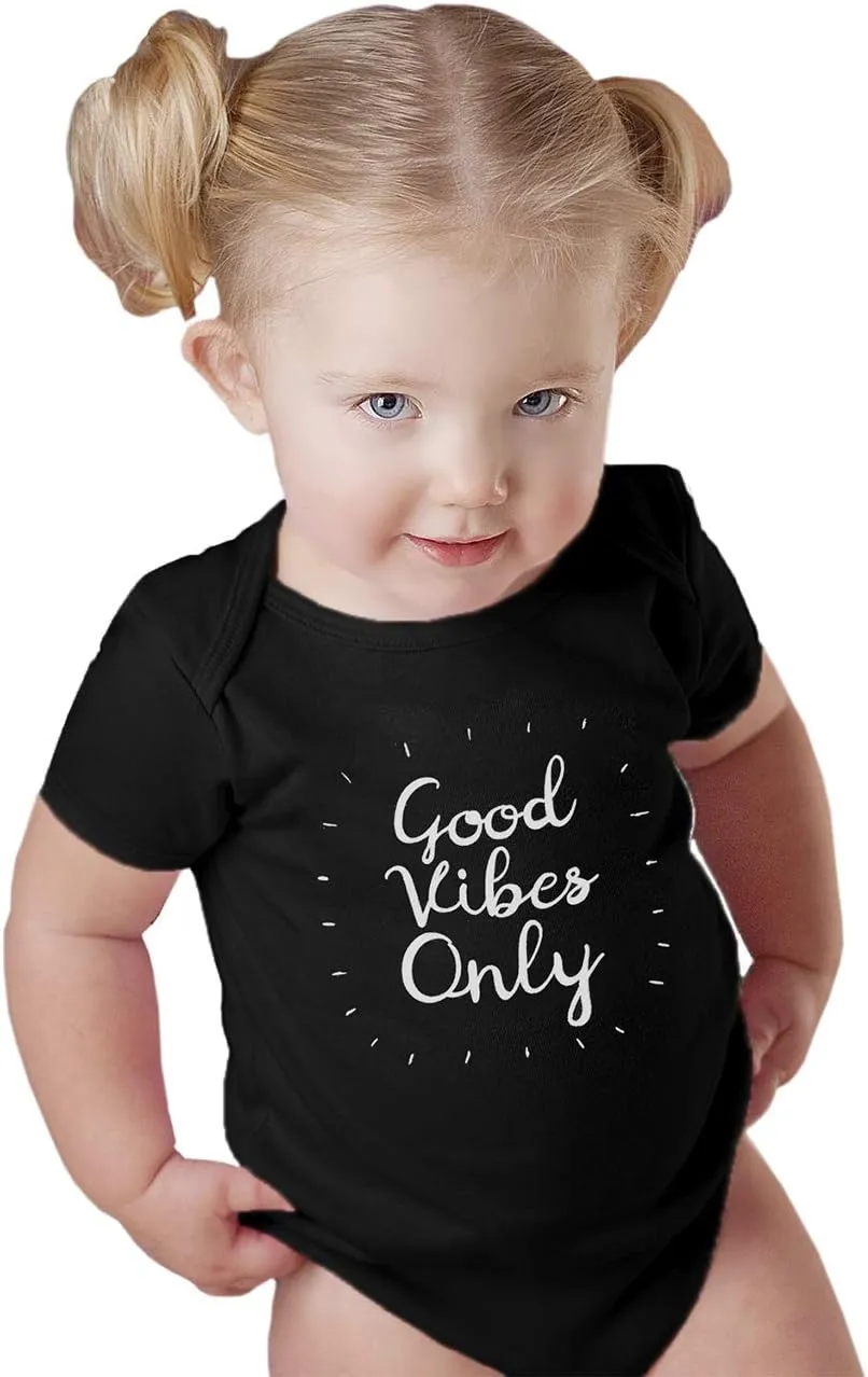 Good Vibes Only Yoga Baby Organic Cotton Babies Clothes Onesie Onesies Baby Shower Gifts
