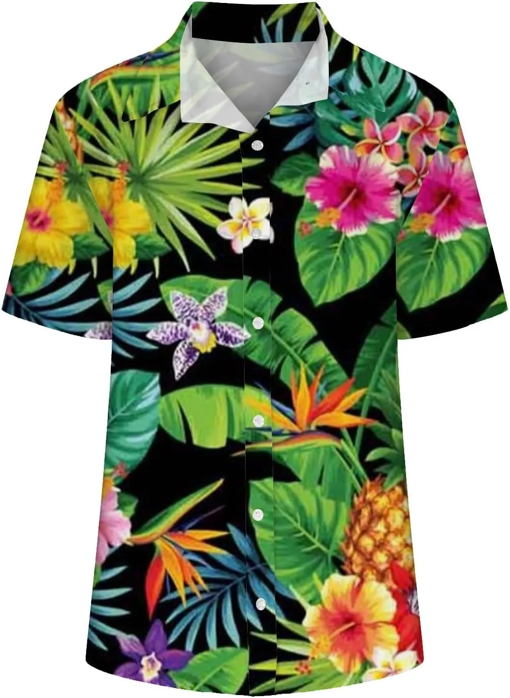 Hawaiian Shirts for Women Summer Beach Shirt Tropical Shirts Womens Hawaii Button Down Short Sleeve