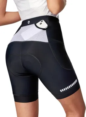 Heathyoga Womens 4D Padded Bike Shorts with Pockets Padding Cycling Shorts Women Bicycle Shorts Biker Biking Shorts