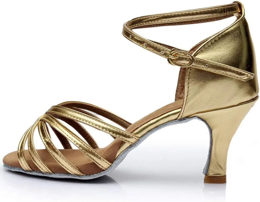 Heeled Sandals for Women Women's Open Toe Heeled Sandals Silver Heels Womens Chunk Low Heel Pump Sandal