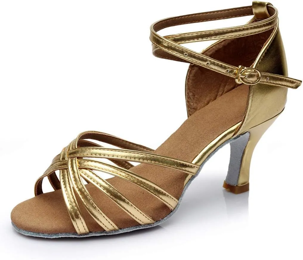 Heeled Sandals for Women Women's Open Toe Heeled Sandals Silver Heels Womens Chunk Low Heel Pump Sandal