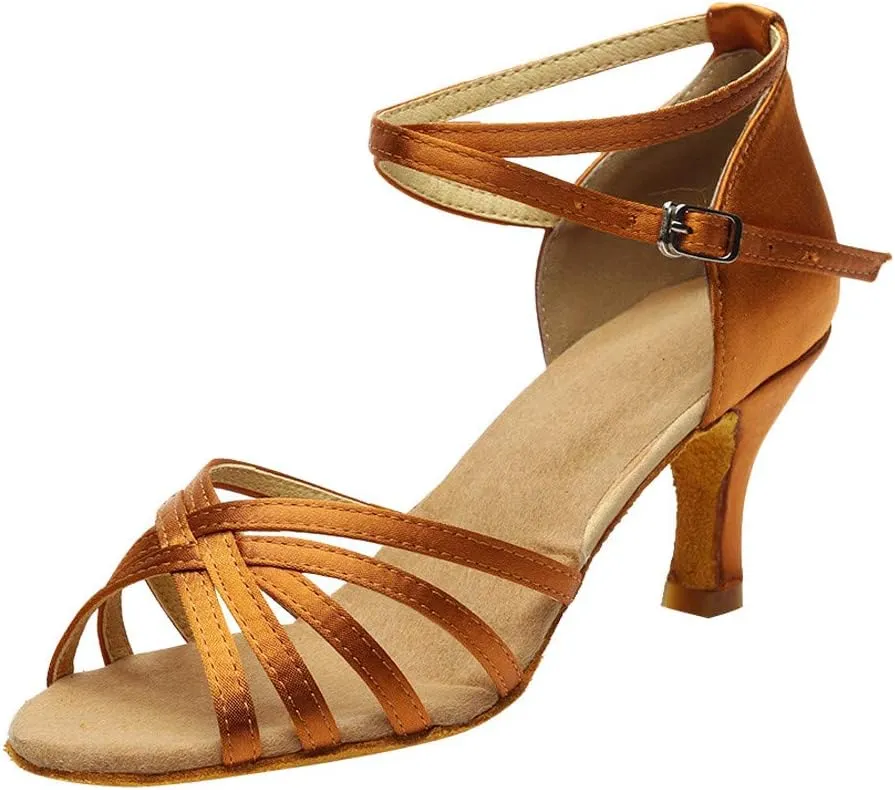 Heels for Women Dressy Gold Shoes for Women Dressy Sexy Heels for Women Women's Chunk High Heel Pump Sandals