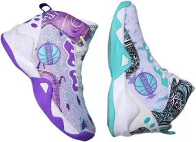 High Top Basketball Shoes for Men, Non-Slip Breathable Basketball Training Sneakers, Fashion Athletic Running Shoes