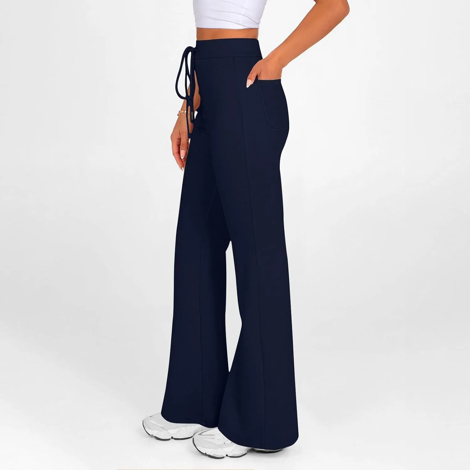 High Waist Fleece Lined Leggings Women, Womens Leggings with Pocket,Tummy Control Pants for Women