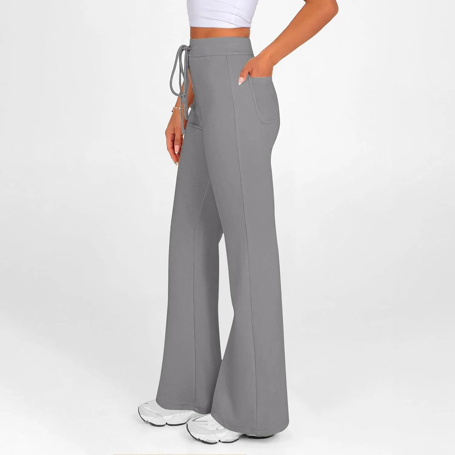 High Waist Fleece Lined Leggings Women, Womens Leggings with Pocket,Tummy Control Pants for Women