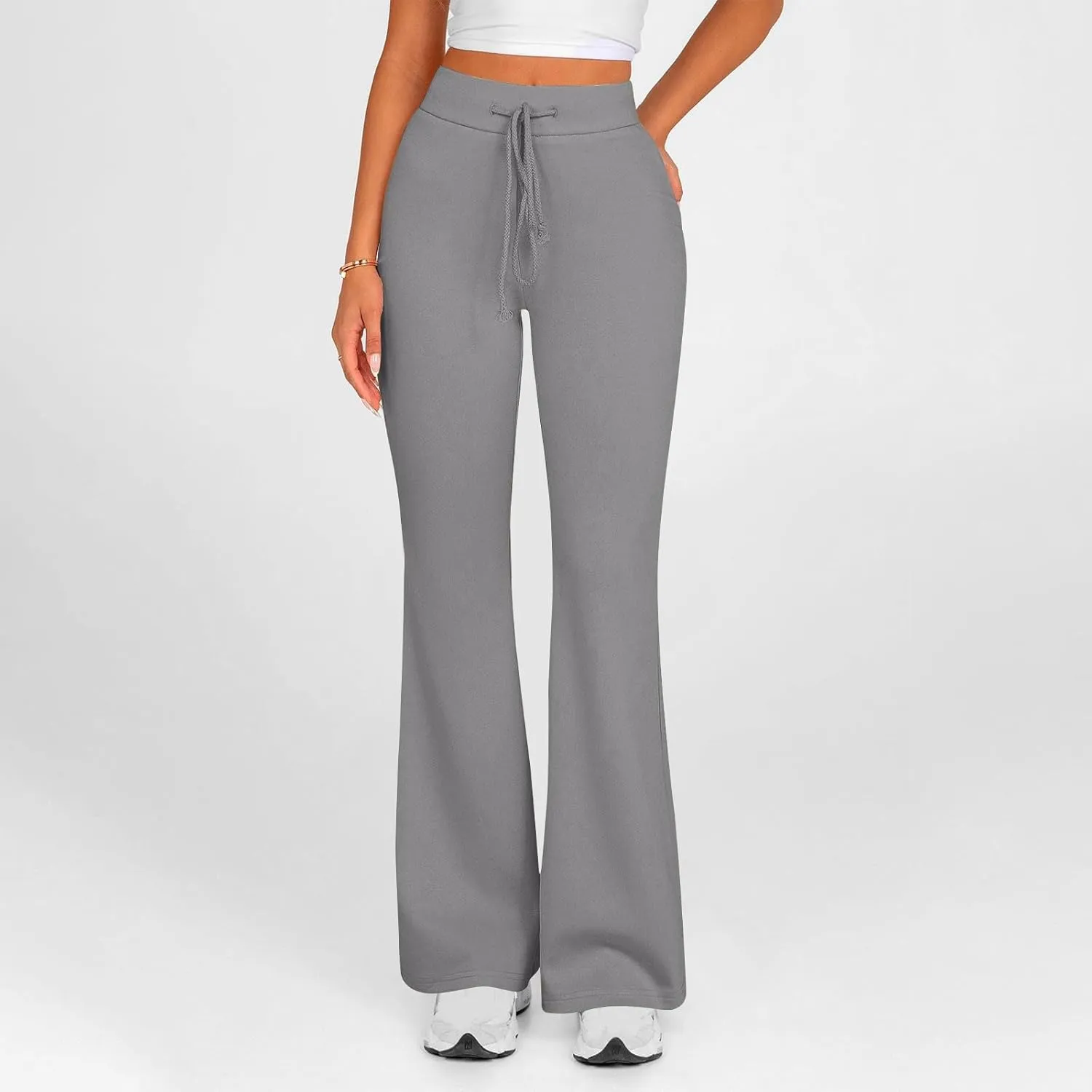 High Waist Fleece Lined Leggings Women, Womens Leggings with Pocket,Tummy Control Pants for Women