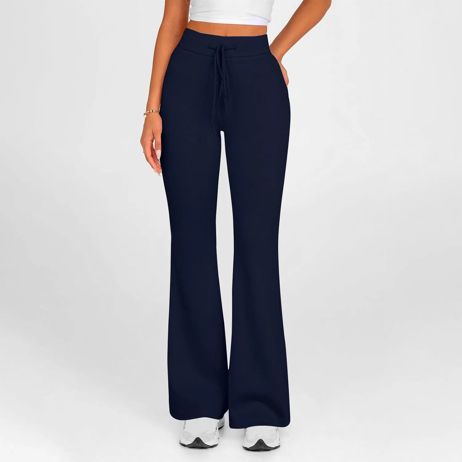 High Waist Fleece Lined Leggings Women, Womens Leggings with Pocket,Tummy Control Pants for Women