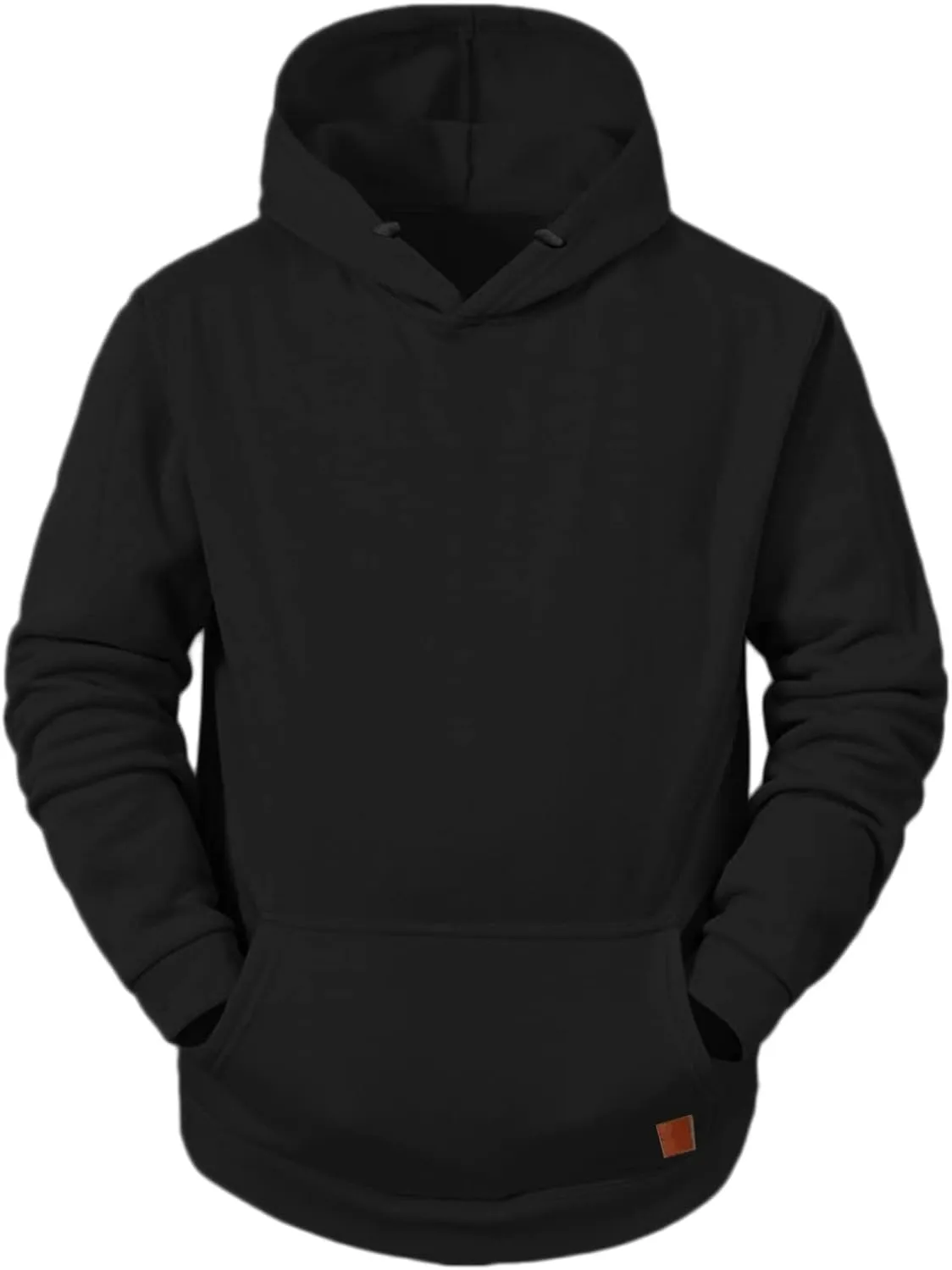Hoodies for Men 2024 Mens Casual Hooded Oversized Loose Fit Hoodie Pullover Sweatshirts Long Sleeve Mens Shirts