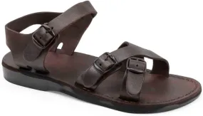 James - Leather Adjustable sandal - Mens Sandals