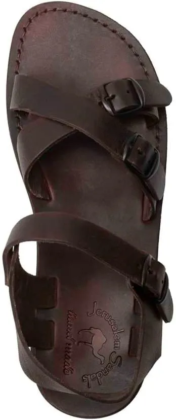 James - Leather Adjustable sandal - Mens Sandals