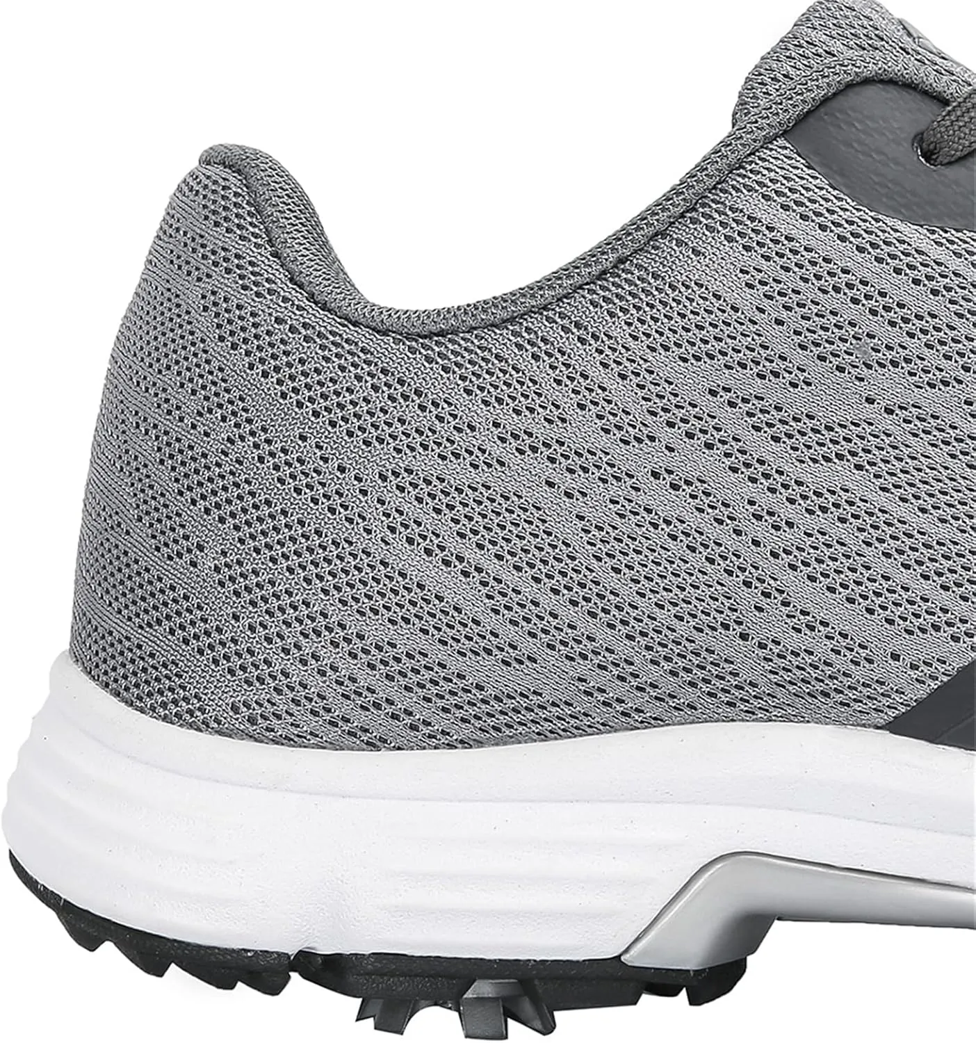 JiuQing Men's Spikes Golf Shoes Waterproof Professional Golf Trainers Breathable Outdoor Anti-Slip Walking Footwears