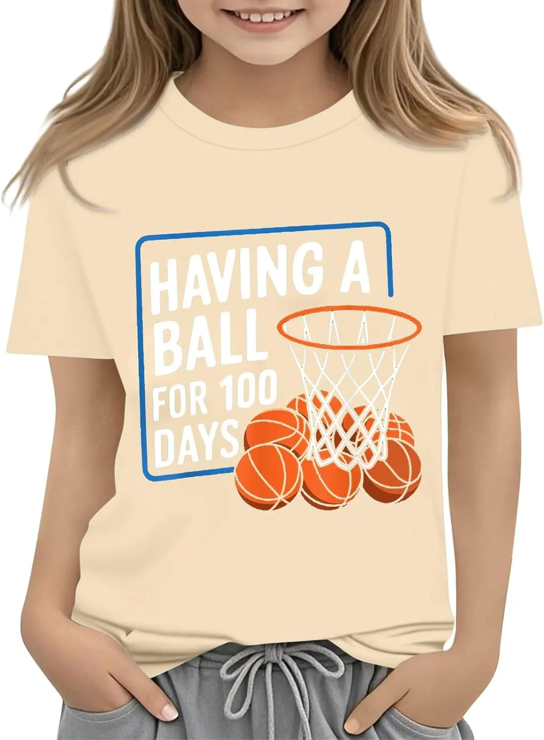 Kids Boys Girls Play Sport Shirts Summer Go to School T Shirts Toddler My Happy 100th Day of School Tee Top