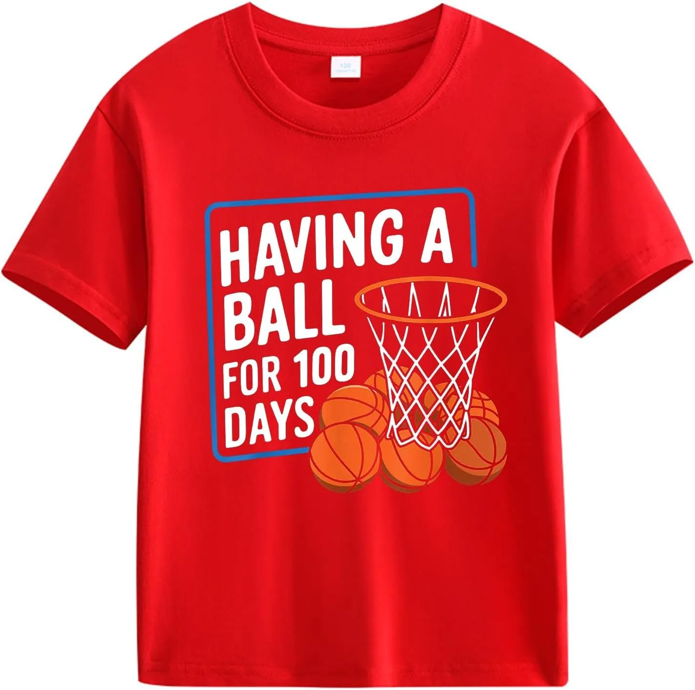 Kids Boys Girls Play Sport Shirts Summer Go to School T Shirts Toddler My Happy 100th Day of School Tee Top