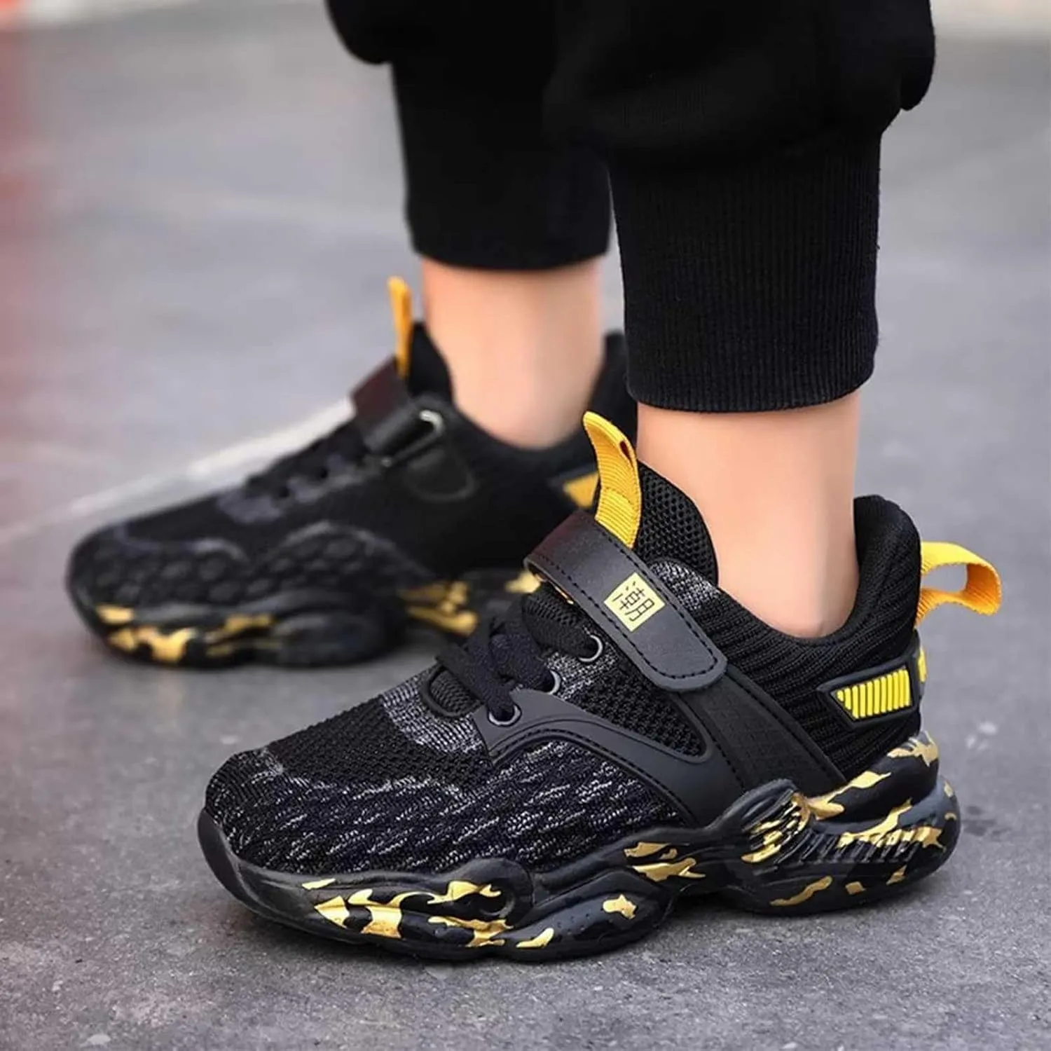 Kids Boys Running Shoes Lightweight Breathable Sport Shoes Sneakers Toddler Winter Shoes for Girls Boys