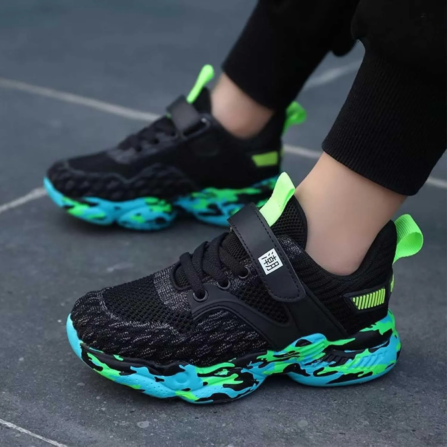 Kids Boys Running Shoes Lightweight Breathable Sport Shoes Sneakers Toddler Winter Shoes for Girls Boys
