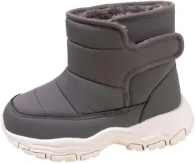 Kids Boys Winter Snow Boots Soft Sole Shoes Water-Proof Fleece Fr Lined Hiking Sneaker Insulated Mud Boots Kids
