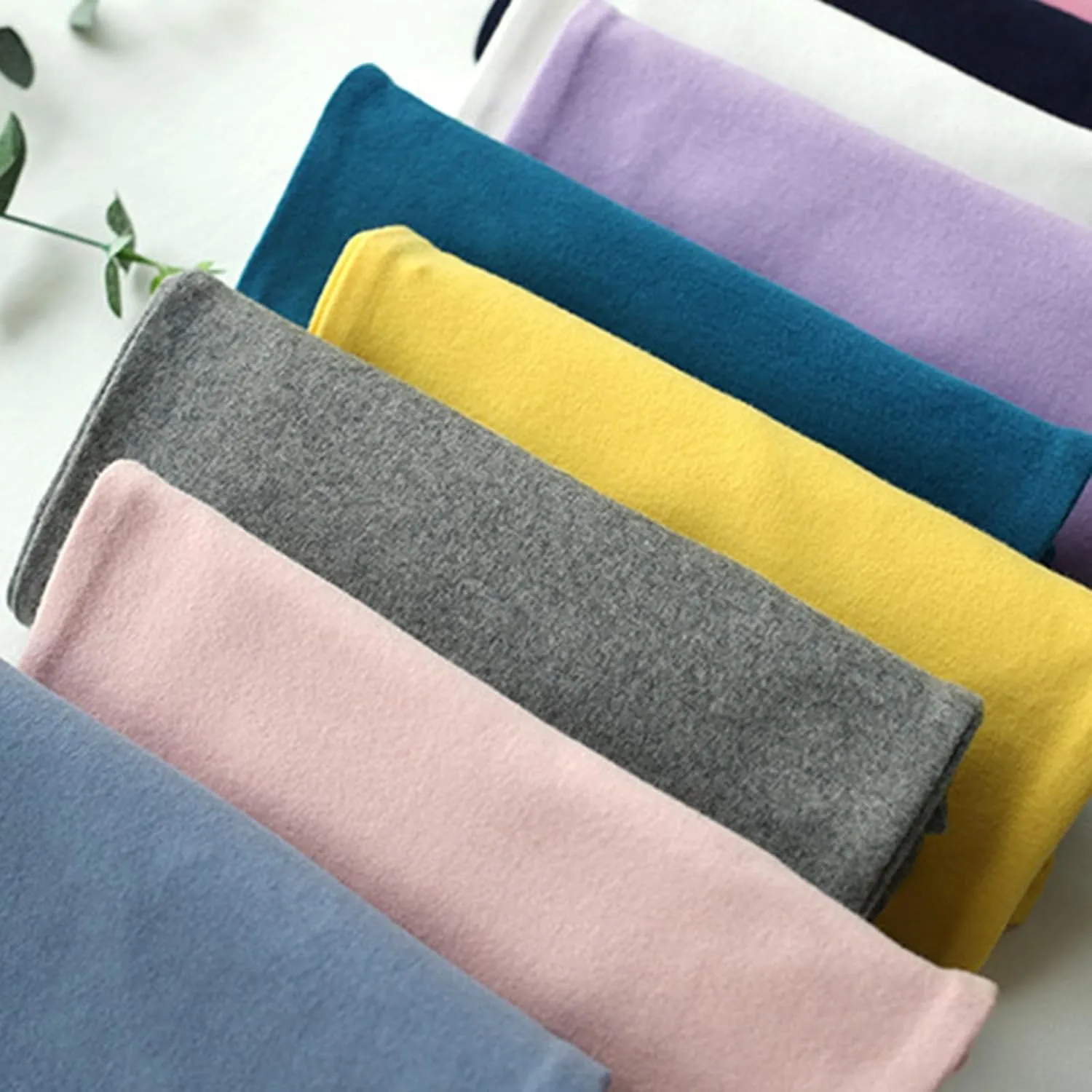 Kids Girls Neck T Shirt Thick Cotton Turtleneck Jumper Long Sleeve Top 213 for Toddler Baby Girl
