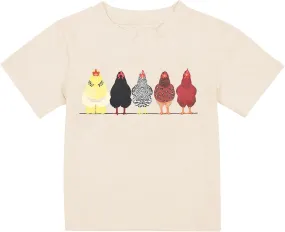 Kids Girls Short Sleeve T-Shirt Crewneck Basic Tees Solid Cotton Tee for Teens Funny Printed Shirt Summer Casual Top Birthday