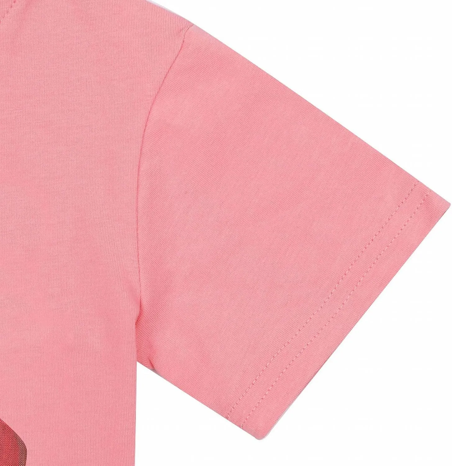 Kids Girls Short Sleeve T-Shirt Crewneck Basic Tees Solid Cotton Tee for Teens Funny Printed Shirt Summer Casual Top Birthday