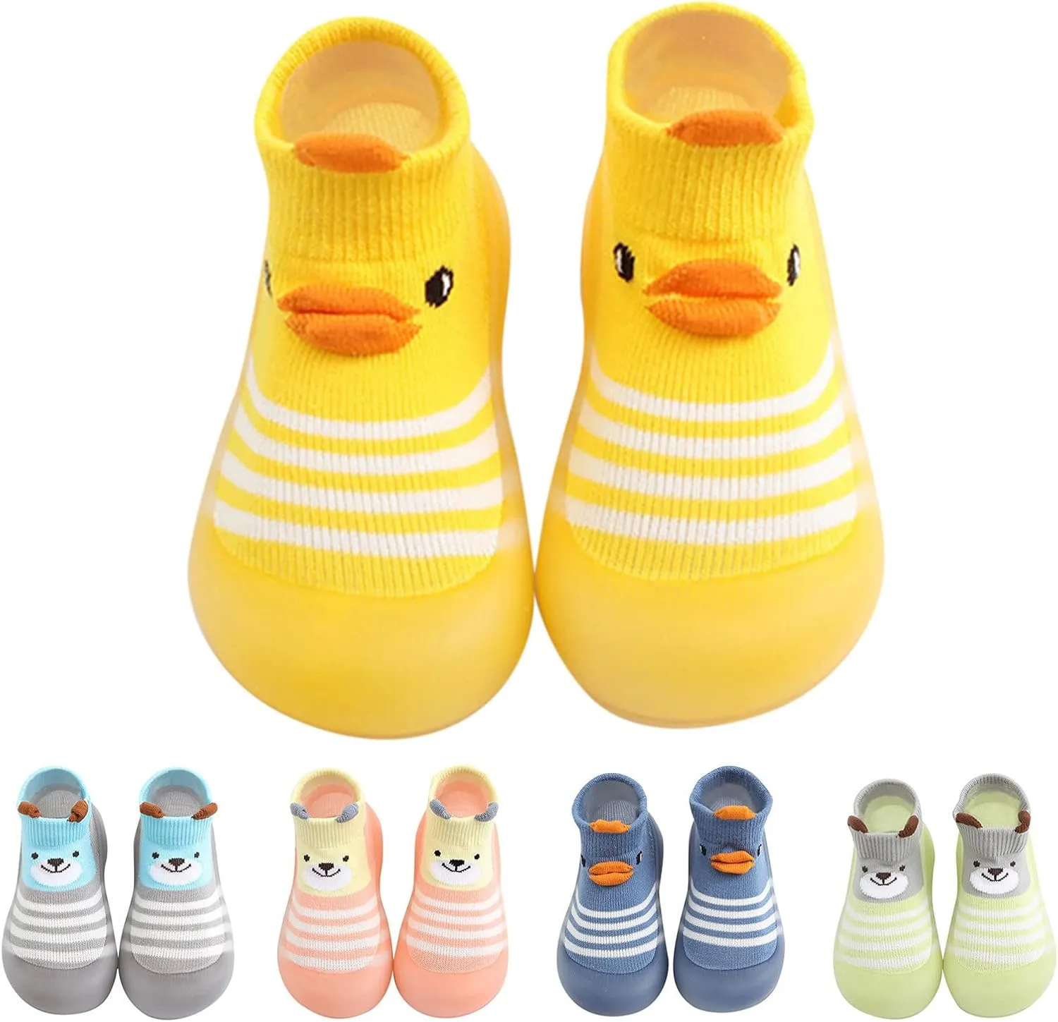 Kids Shoes Size 13 Children Todller Shoes Baby Boys and Girls Non Slip Flat Socks Shoes Lightweight Comfortable Cute (B, 5.5 Infant)
