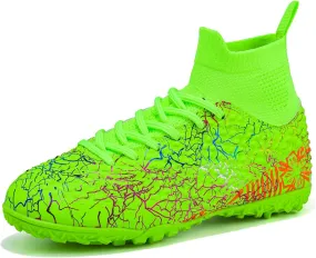 Kids Soccer Boys Girls Turf Soccer Shoes Indoor Outdoor Soccer Youth Trainning Shoes Breathable Casual Athletic Football Shoes