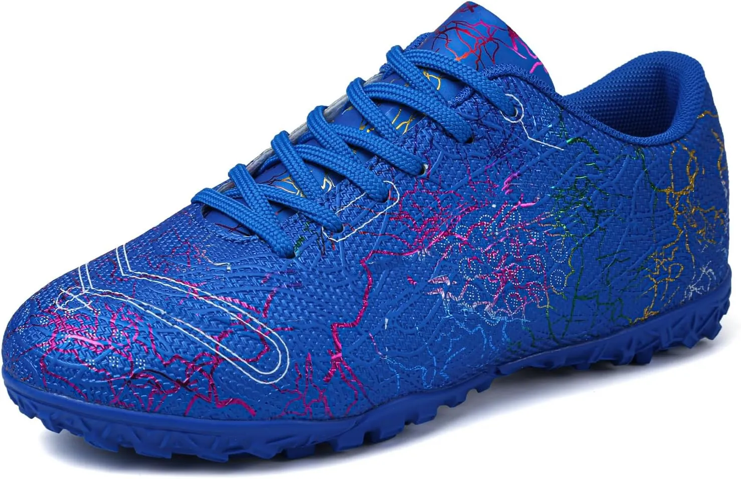 Kids Soccer Boys Girls Turf Soccer Shoes Indoor Outdoor Soccer Youth Trainning Shoes Breathable Casual Athletic Football Shoes