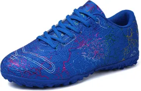 Kids Soccer Boys Girls Turf Soccer Shoes Indoor Outdoor Soccer Youth Trainning Shoes Breathable Casual Athletic Football Shoes
