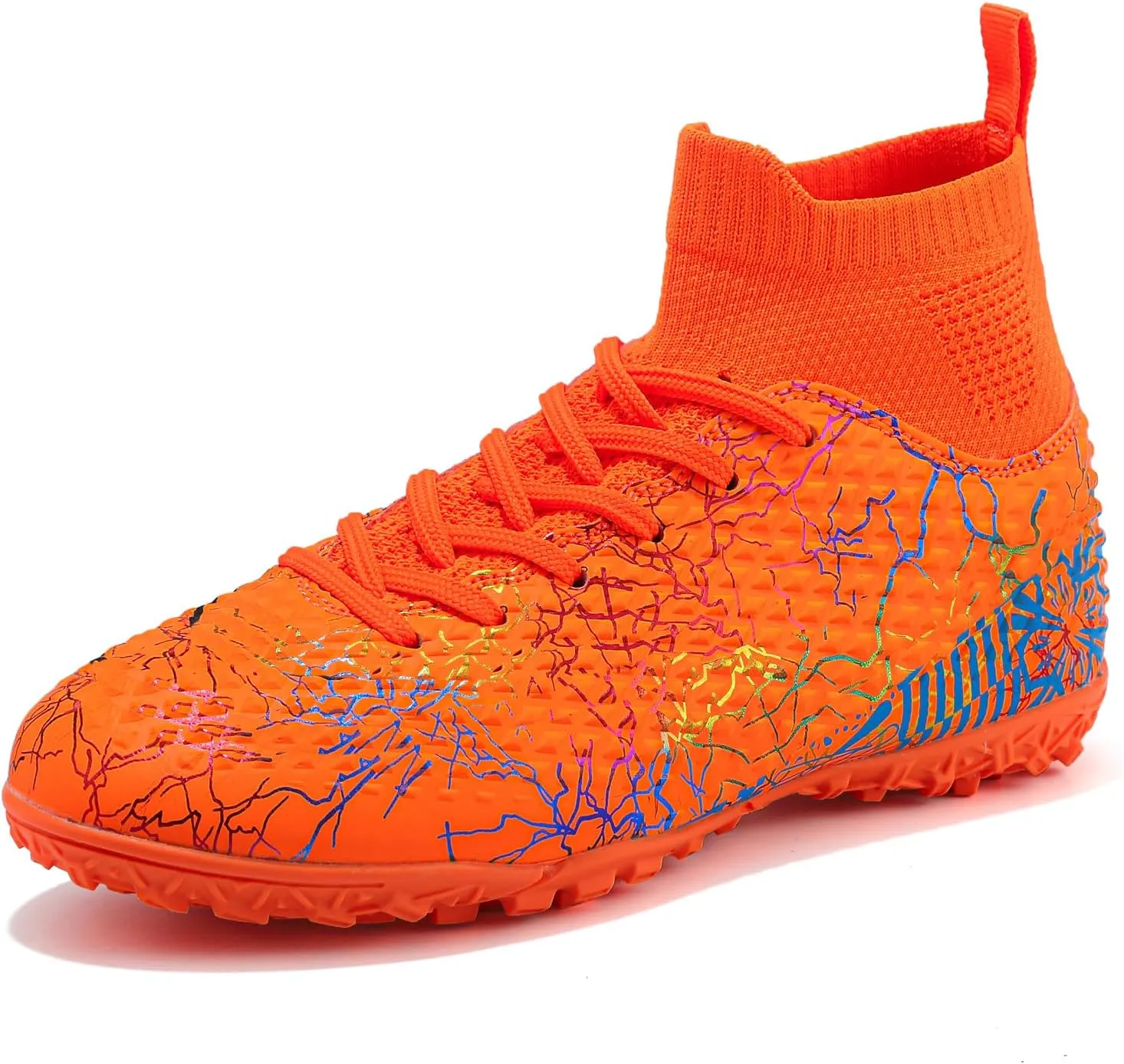 Kids Soccer Boys Girls Turf Soccer Shoes Indoor Outdoor Soccer Youth Trainning Shoes Breathable Casual Athletic Football Shoes