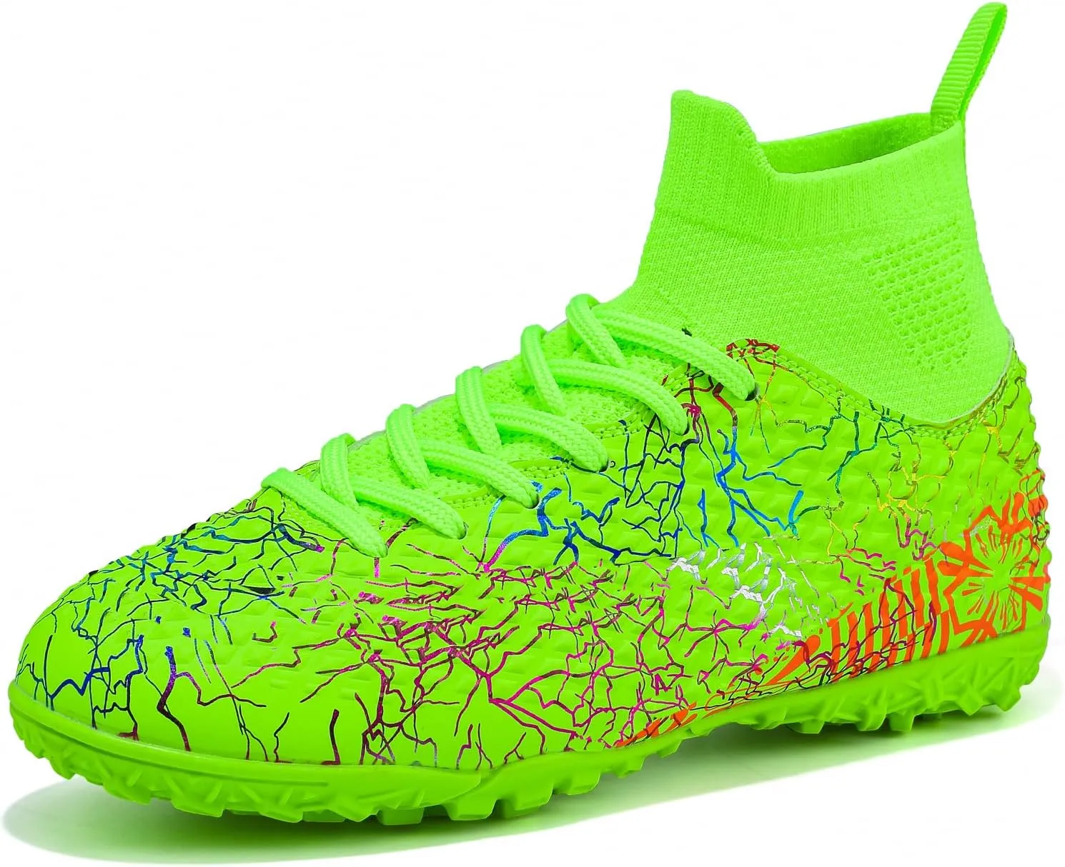 Kids Soccer Boys Girls Turf Soccer Shoes Indoor Outdoor Soccer Youth Trainning Shoes Breathable Casual Athletic Football Shoes