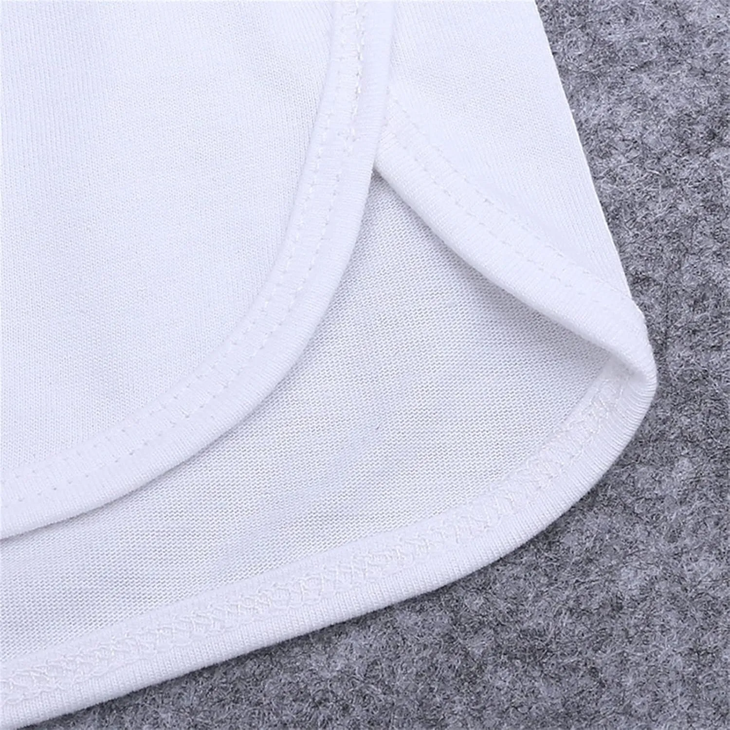 Kids T-Shirts Girl Short Sleeve Plain Top Tees Crew Neck Irregular T Shirts Summer Casual Shirts Soft Tshirts