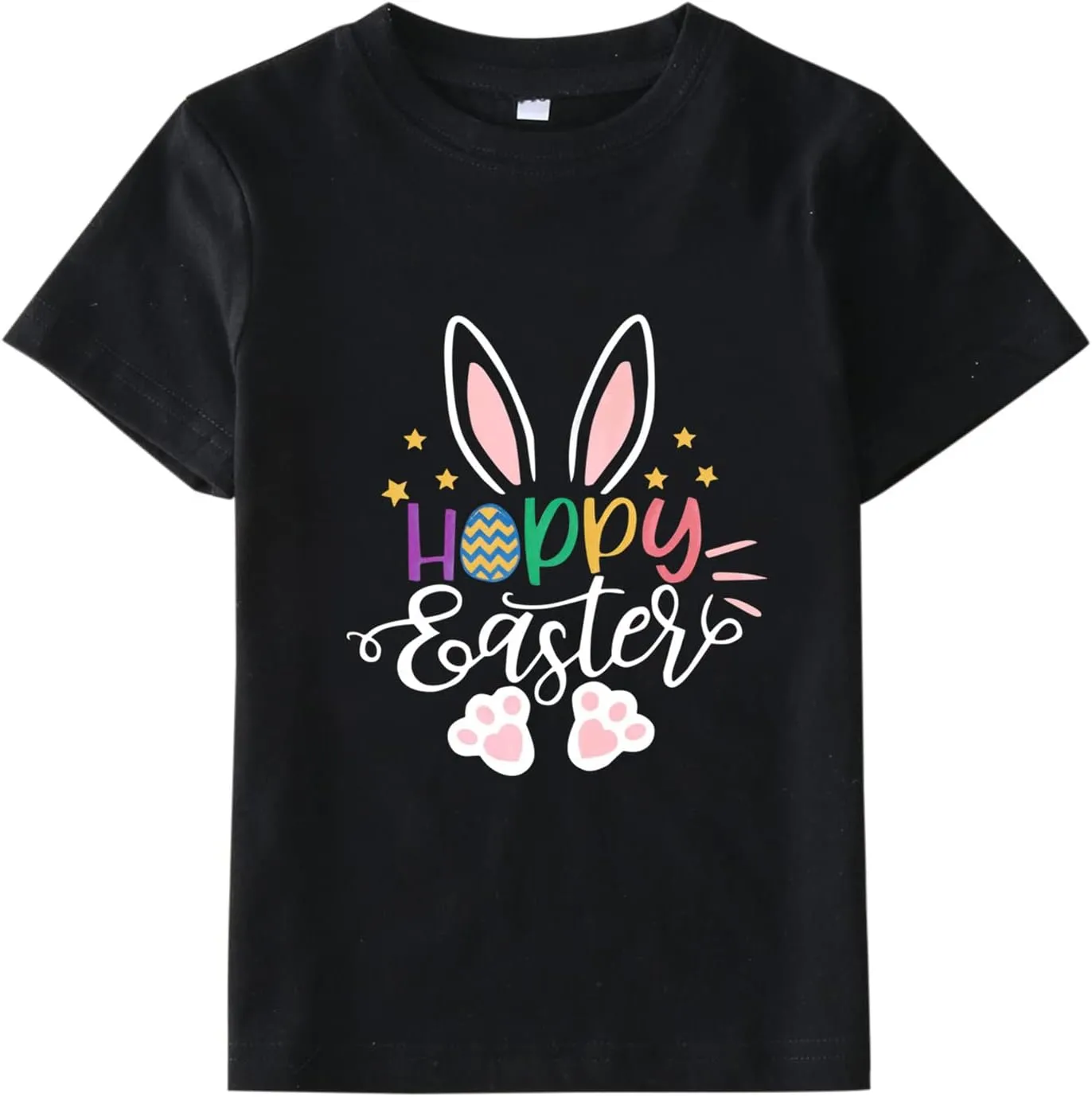 Kids Toddler T Shirts Tops Baby Boys Girls Cartoon Printed Short Sleeve Crewneck T Shirts Tee Clothes 1-7 Years