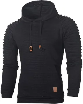 LCMTWX Black Hoodie Men Winter Casual Loose Solid Hooded Sweater Top Sweat Shirts Sweat Shirts Sweat
