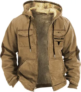 LCMTWX Winter Coats For Men with Trim Wool Short Jacket Lapel Splice Solid Warm Slim Overcoat Big Pockets Jackets For Men