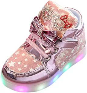 Light Up Shoes, Shoes for Boys and Girls with Light up LED Sole Lightweight Breathable Sneakers for Running Walking