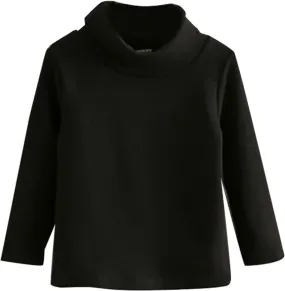 Little Girls Long Sleeve Tee Shirts Soft Turtleneck Pullover Slim Stretchy Tops Boys Girls Casual Tops