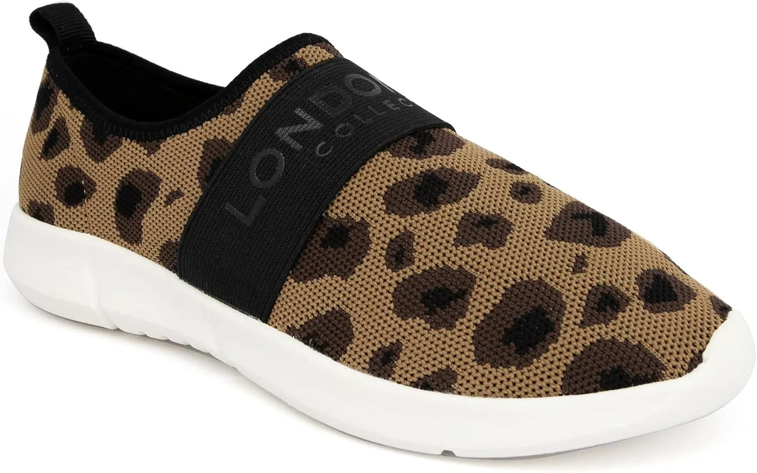 LONDON FOG Womens Kissia Womens Fashion Slip-On Sneaker Jogger Comfort Running Shoes