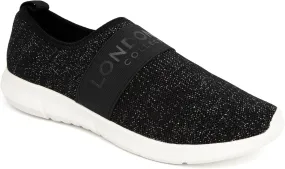 LONDON FOG Womens Kissia Womens Fashion Slip-On Sneaker Jogger Comfort Running Shoes