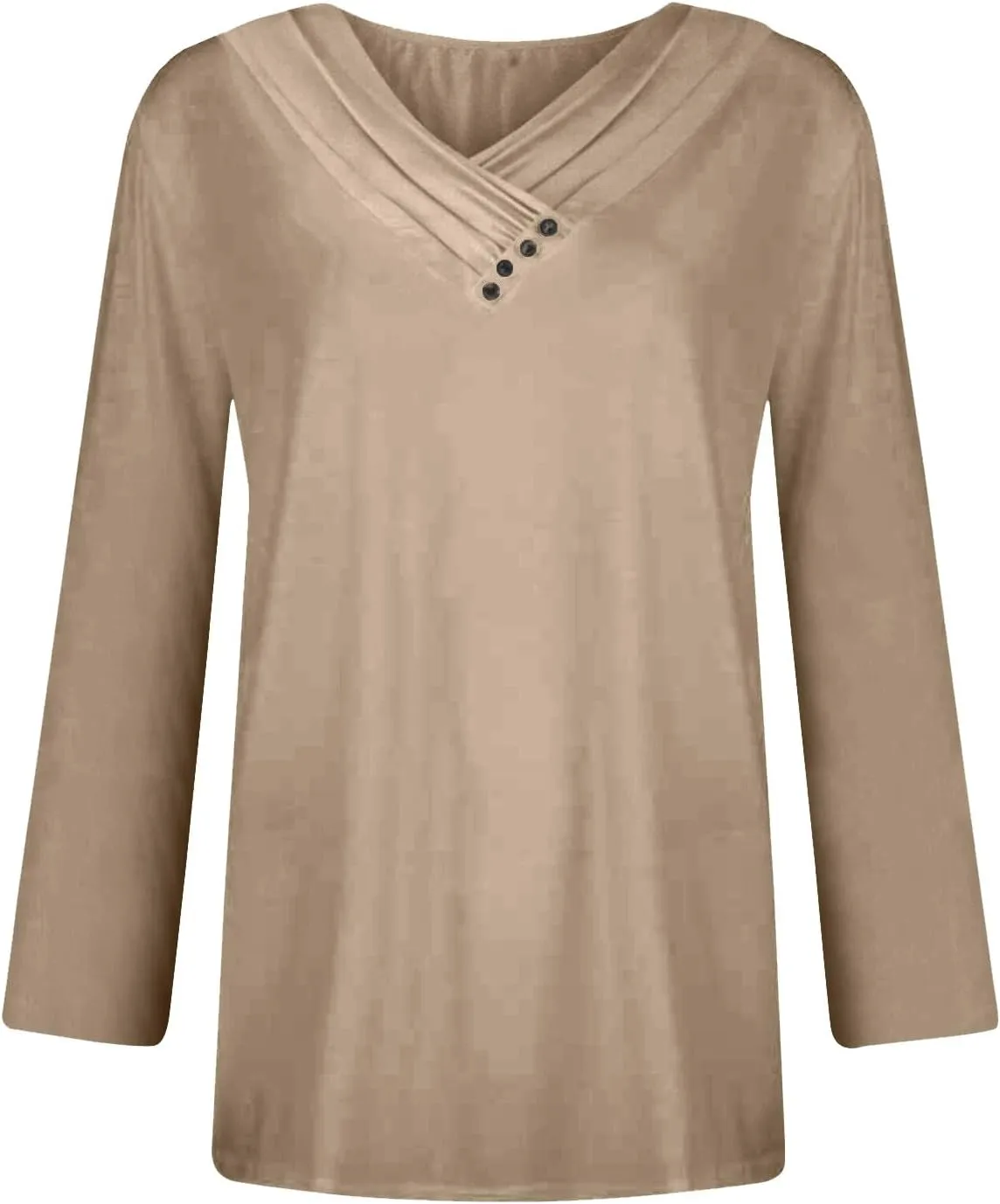 Long Sleeve Shirts for Women Womens Blouses Casual Fall Hippie Shirts Cute Tops Floral Tunics Tops Crew Neck Shirts