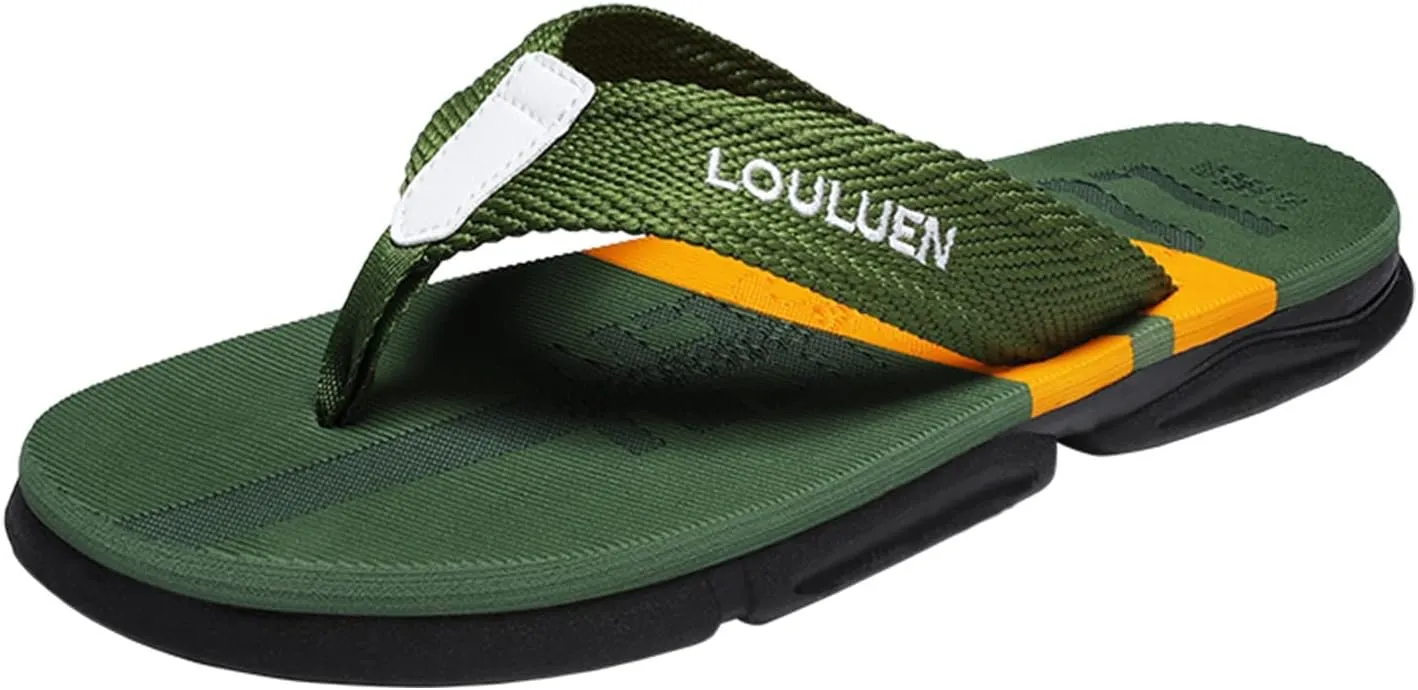 Men Casual Slippers Beach Flip Flops Outdoor Fashion Sandals Shoes Flip Plop Sandals