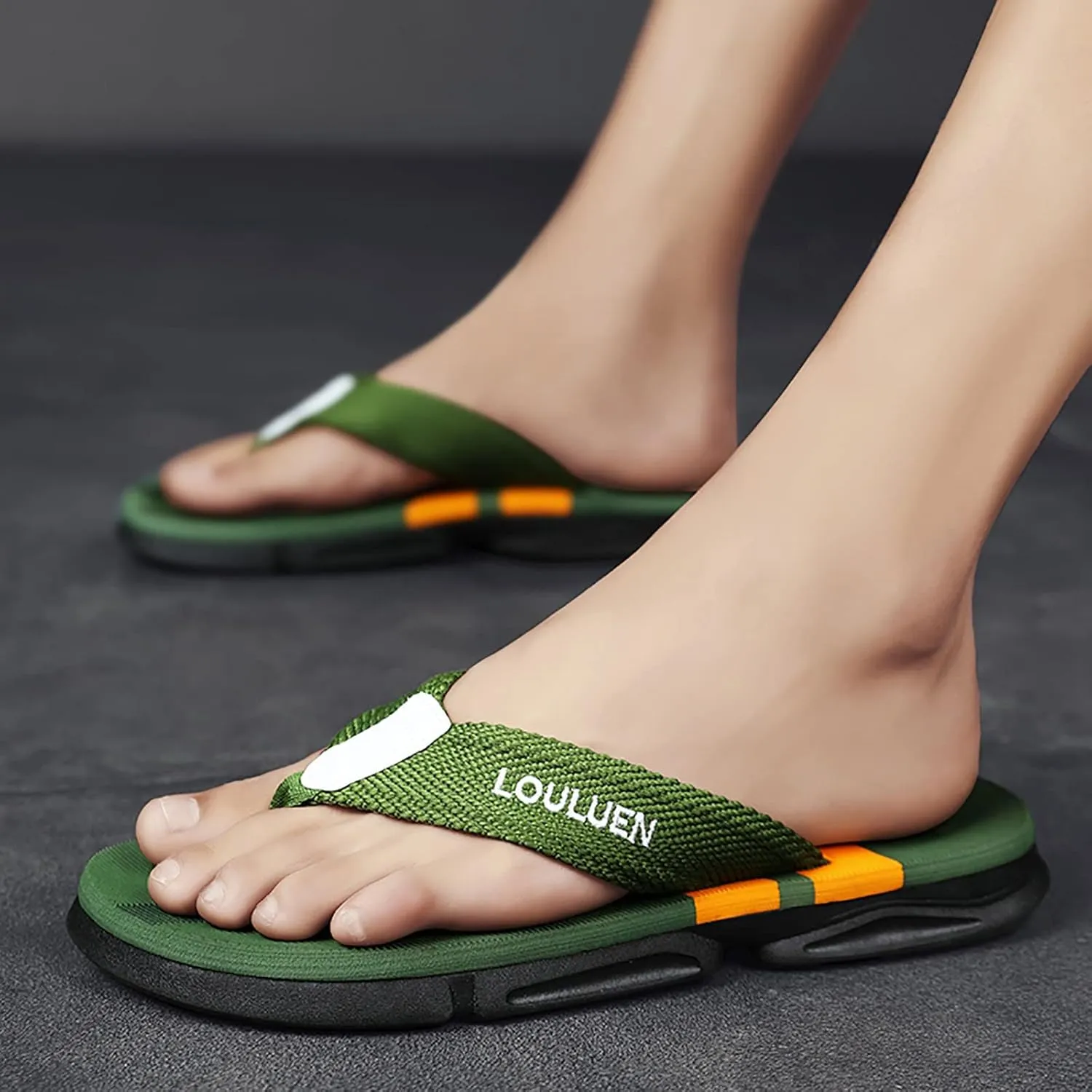 Men Casual Slippers Beach Flip Flops Outdoor Fashion Sandals Shoes Flip Plop Sandals
