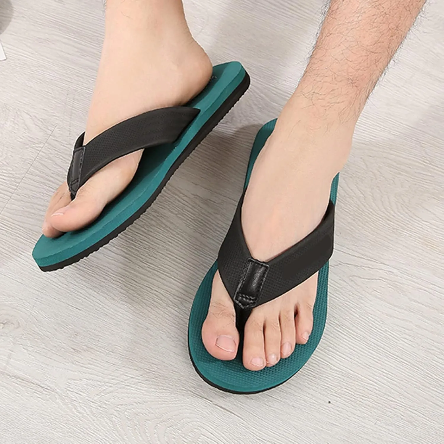 Men Fashion Flip Flops Fashion Flat Beach Sandals Soft Bottom Flat Slippers Slides with Sayings