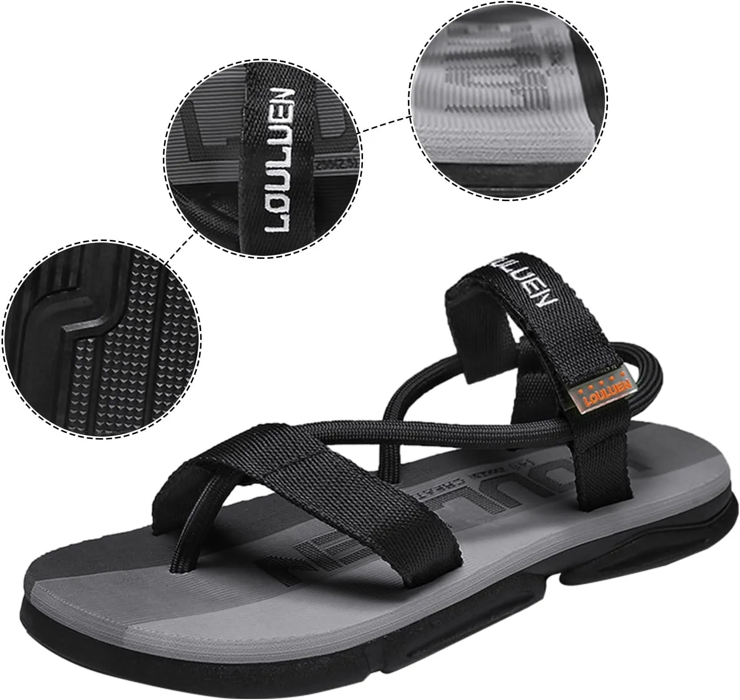Men Fashionable Flat Toe Flip Flops Flat Beach Fashion Toe Flip Flops Sandals Comfort Sandals