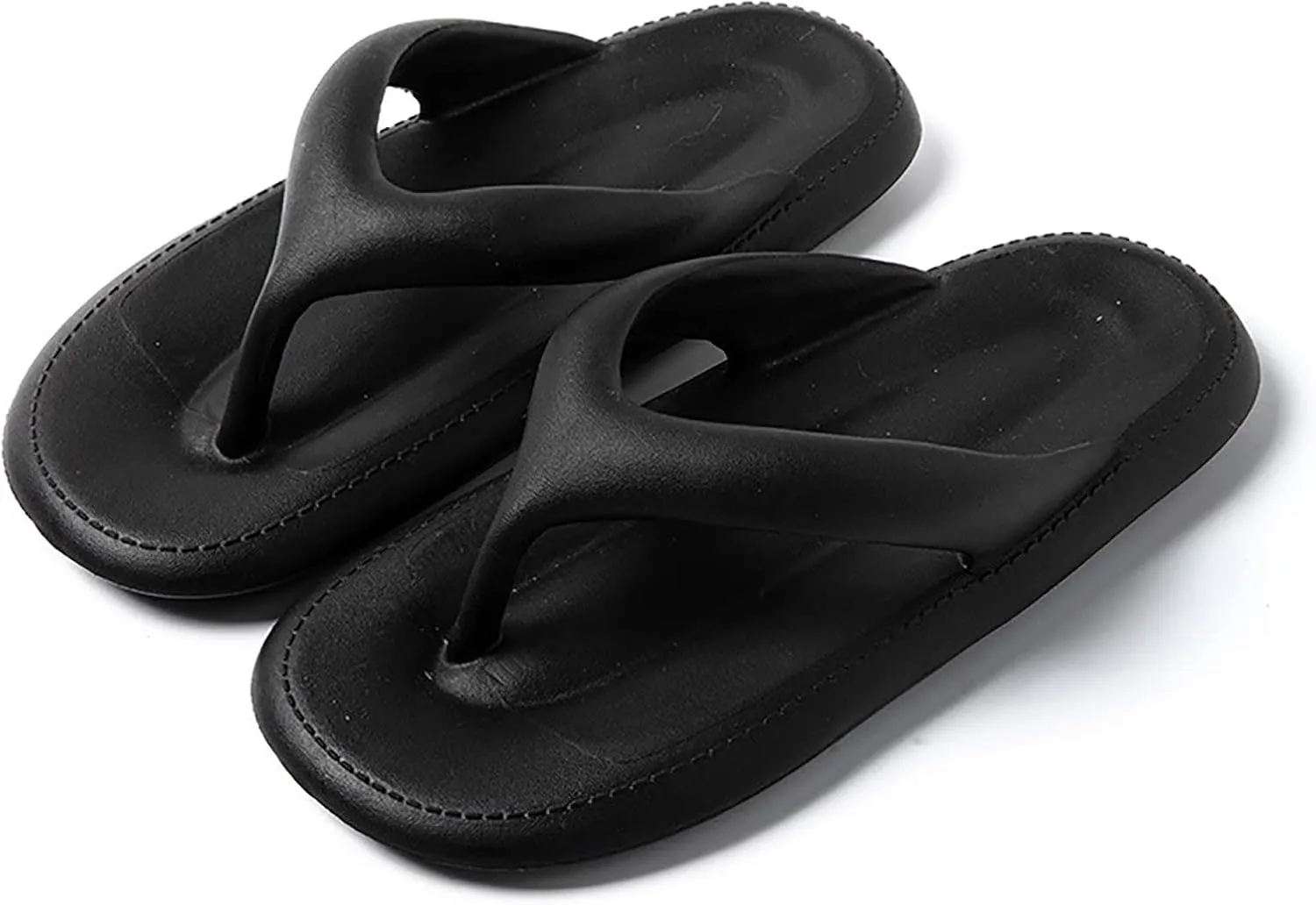 Men Flip Flops Summer New Pattern Indoor and Outdoor Fashionable Practical Beach Shoes Solid Flip Flops Men Cushion