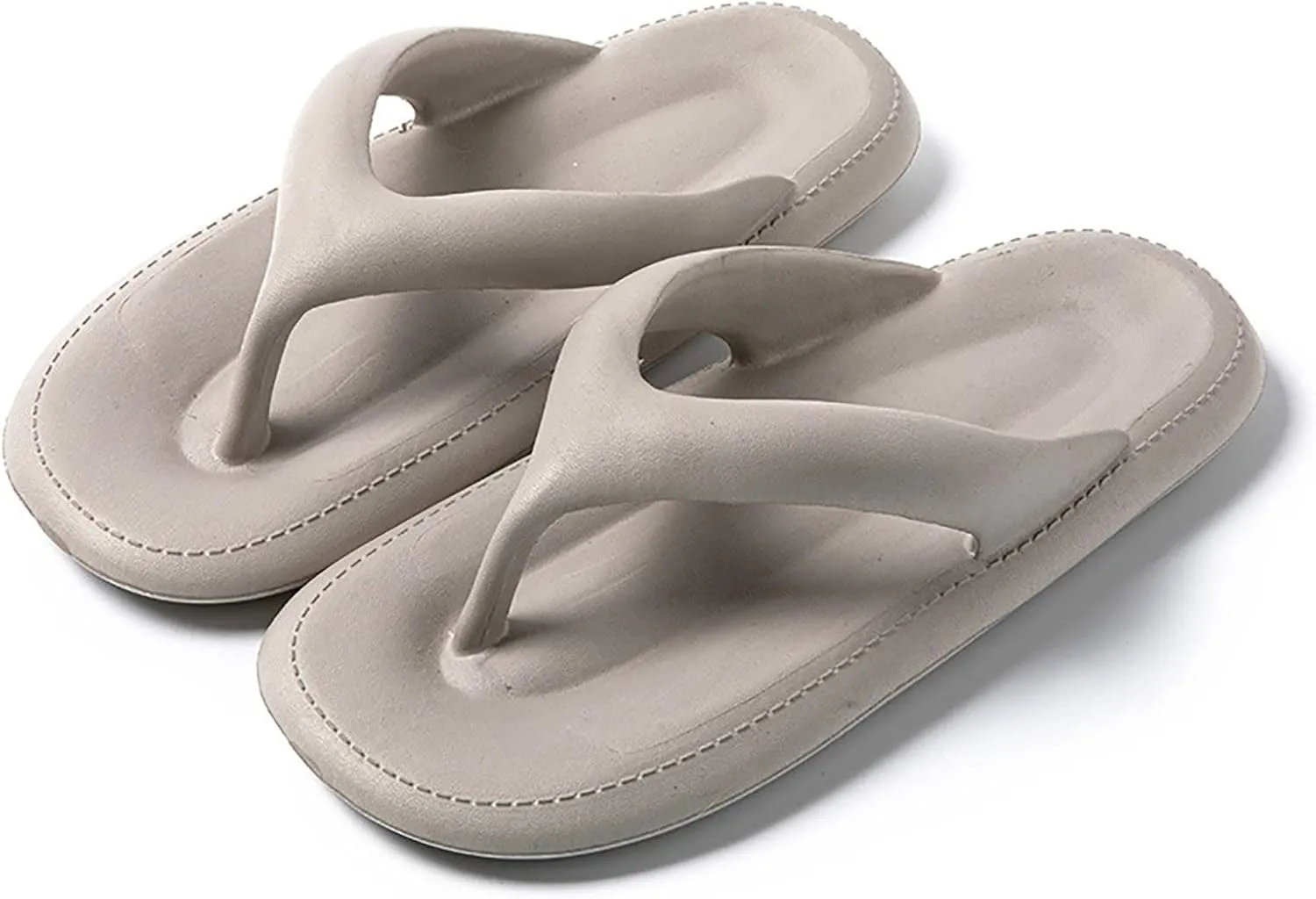 Men Flip Flops Summer New Pattern Indoor and Outdoor Fashionable Practical Beach Shoes Solid Flip Flops Men Cushion